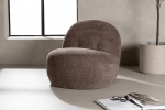 V&auml;ike tugitool Omaha 87x61x65 cm Pruun boucl&eacute; kangaga