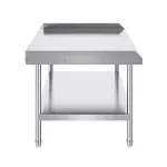 T&ouml;&ouml;laud 76,2 &times; 121,9 &times; 66 cm roostevaba teras riiuliga