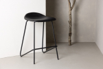 Madal baaritool Grebbestad 2tk 46x41x72 Must