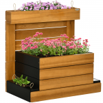 Puidust lillekast 79.5x49.5x80 cm Pruun