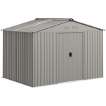 Suur aiakuur 277&times;195&times;192 cm hall metall liuguks