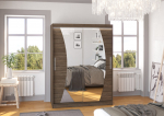 Liugustega Riidekapp MODESTO 150 150x200x58 Pruun