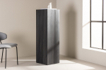 K&otilde;rge abilaud Ramsvik 40x130 cm Must MDF esitlusalus