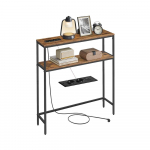 Konsoollaud 20 x 80 x 80 cm pruun laadimisjaam