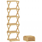 Kingariiul 30 x 29 x 108 cm naturaalne bambus 6 tasandit