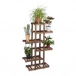 Puidust taimede alus 125 &times; 81 &times; 25 cm 5 riiulit pruun