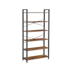 Raamaturiiul 6 tasandit 80x30x184,3 cm rustikaalne pruun
