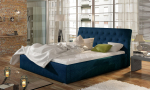 Voodi Milano 180x200 200x100x223 cm Tume Sinine