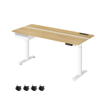 Elektriliselt reguleeritav laud 70 x 160 cm sahtliga