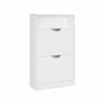 Jalatsikapp sahtliga 60x24x102 cm valge