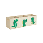 Hoiukastid 3 tk 30x30x30 cm dinosaurus sangadega