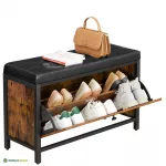 Must esikupink panipaigaga 80 x 30 x 51 cm PU-iste