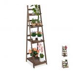Puidust taimede alus XL 160 &times; 41 &times; 49 cm tumepruun