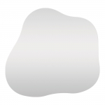 Erikujuline peegel Palermo 50x55 cm