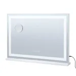 Meigipeegel 80x12x57.2 cm Valge Valgustusega