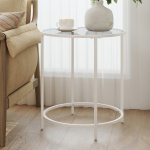 Diivani abilaud 50x55 cm P&auml;rlvalge Slate Hall