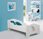 Voodi AMADIS DOG 160x80 cm Valge