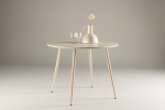 Plaza &uuml;mar s&ouml;&ouml;gilaud 100 cm valgeks pestud MDF ja teras
