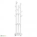 Riidenagi p&otilde;randale 40x175 cm Pilvevalge 11 konksu