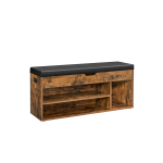 Jalatsikapp istmega 30 x 100 x 44 cm pruun