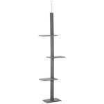 Kraapimispuu kassile 43x27x228 260 cm hall 4 tasandit