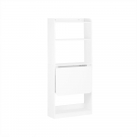 Seinale kinnitatav laud ja riiul valge