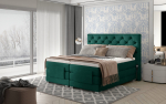 Voodi Clover 140x200 140x200 cm Tume Roheline