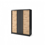 Riidekapp Esville III 60x180x220 cm Puit