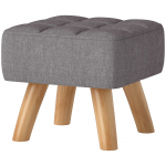 Taburet 27 &times; 27 &times; 26 cm hall polsterdatud jalatugi