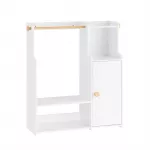 Riidepuu 94 x 35 x 110 cm valge lastetoa stange MDF-ist
