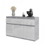 Sahtlitega kummut Noah 120x75x35 Betooni Ilme
