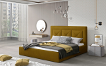 Voodi Cloe 180x200 200x93x223 cm Kollane
