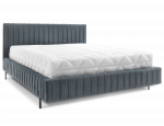 Voodi Plissa 200x102x212 cm Sinine