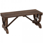Aiapink puidust 98x50 cm pruun m&auml;nnipuit 250 kg