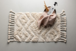 Vannitoa vaip Hilma Puuvill 50x80 cm Valge