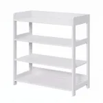 Kingariiul 4 riiuliga 63 x 30 x 66 cm valge esikusse