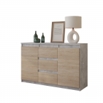 Kummut Mikel 120x75x35 cm Sonoma Tamm
