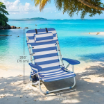 Kokkupandav rannatool sinine valge