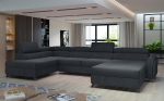 Nurgadiivan Josette 370x190x98 cm Tume Hall