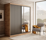 Riidekapp Delia 180 180x205x60 Must