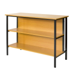 Avatud k&ouml;&ouml;gikapp 110 cm pruun