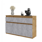 Sahtlitega kummut 120x75x35 betoon