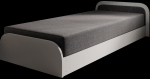 Voodi Parys GR 90x55x195 cm Tume Hall