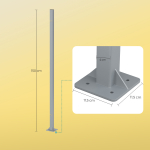 Markiisipost 115 x 115 x 152 cm Hall