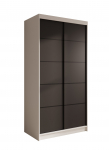 Liugustega riidekapp Verto 100 100x200x58 Valge