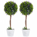 Kunstlill Lavendel 24x60 cm Roheline