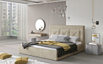 Voodi Cloe 160x200 180x93x223 cm Beež