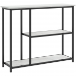 Konsoollaud 100x30x80 cm Valge