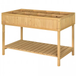 Puidust lillekast 110x46x76cm naturaalne puit