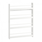 Laste riiul 80x12x118 cm valge